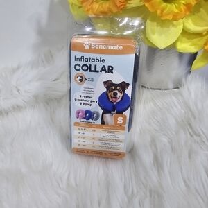 Bencmate Dog's Inflatable Gray Collar Small.